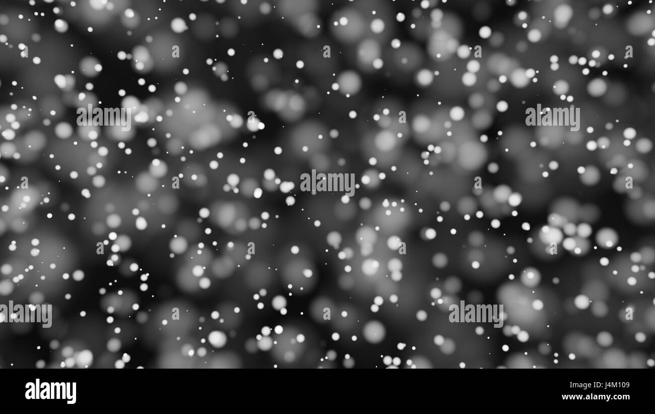 Beautiful monochrome bokeh blurred background with defocused lights ...