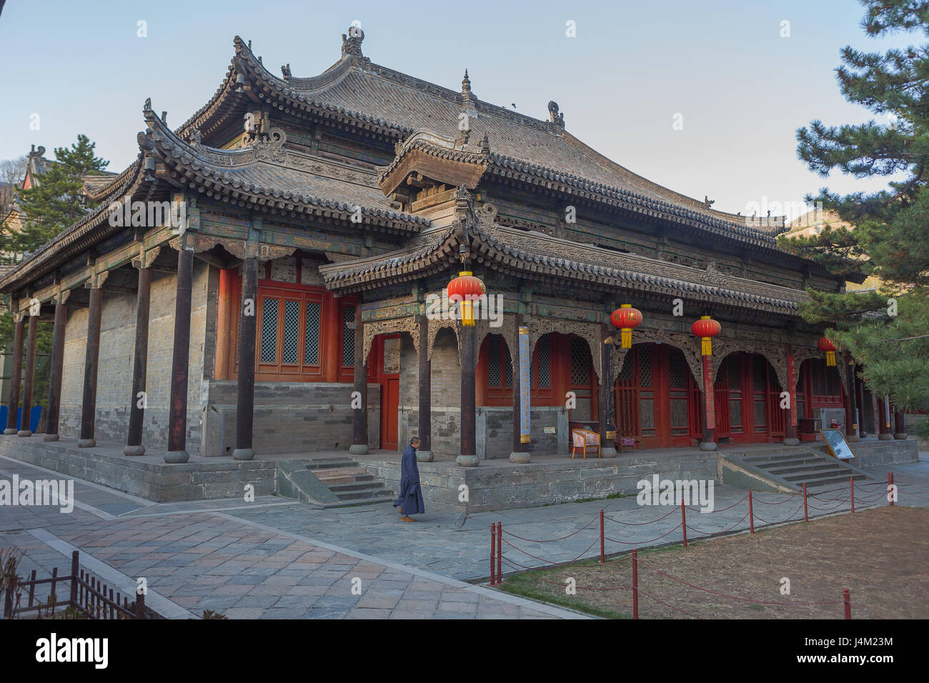 Xiantong temple, Wutai mountains, Taihuai village, Shanxi, China Stock Photo