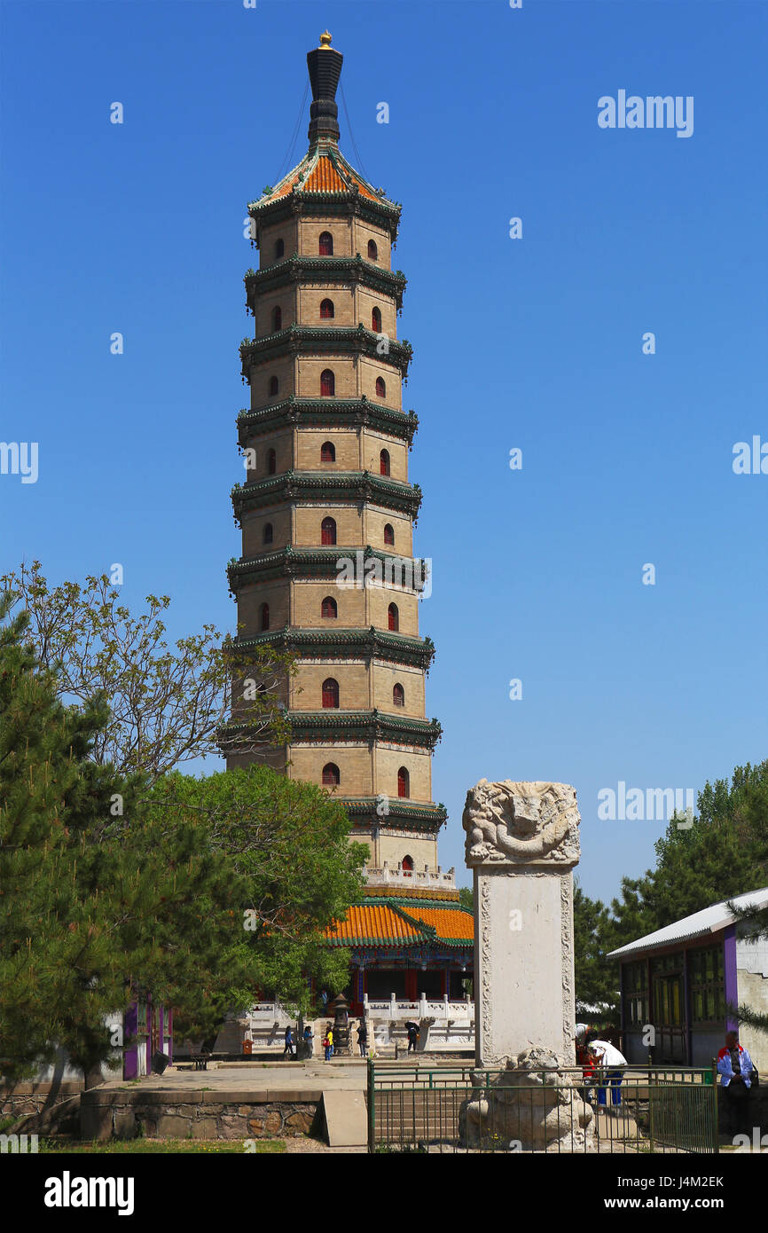 Sheli pagoda (1761), Chengde, China Stock Photo
