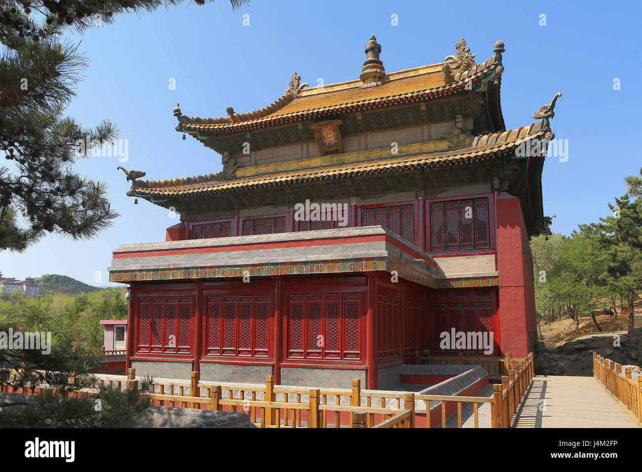 Xumi Fushou temple (1780), Chengde, China Stock Photo Alamy
