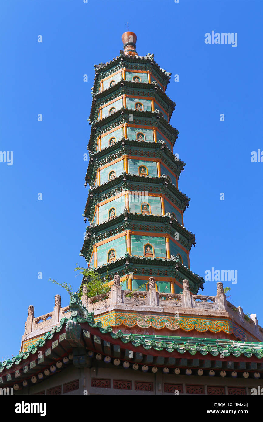 Xumi Fushou temple (1780), Chengde, China Stock Photo