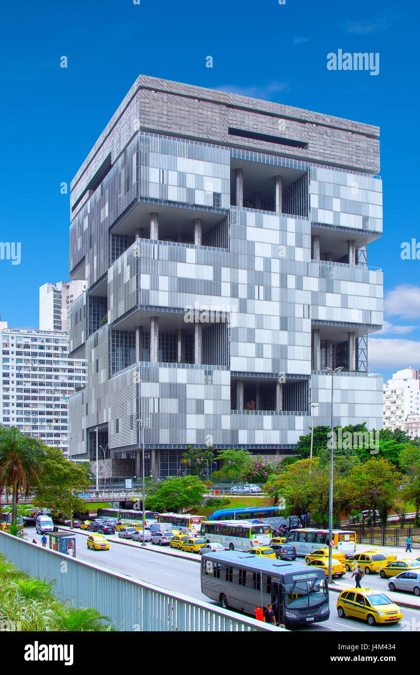 Petrobras headquarter, Rio de Janeiro downtown Stock Photo
