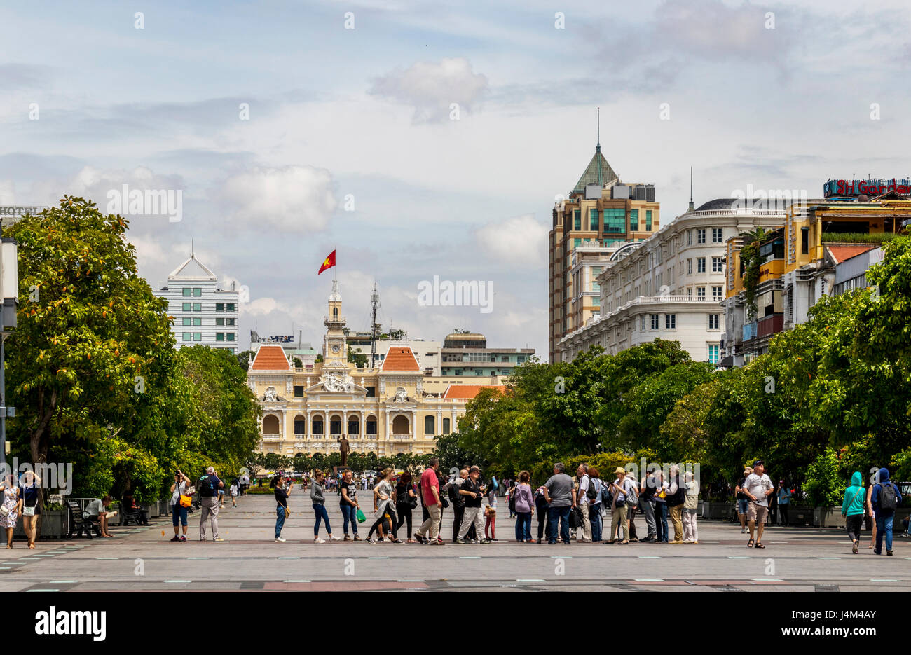Ho Chi Minh Square Ho Chi Minh city Vietnam Stock Photo Alamy