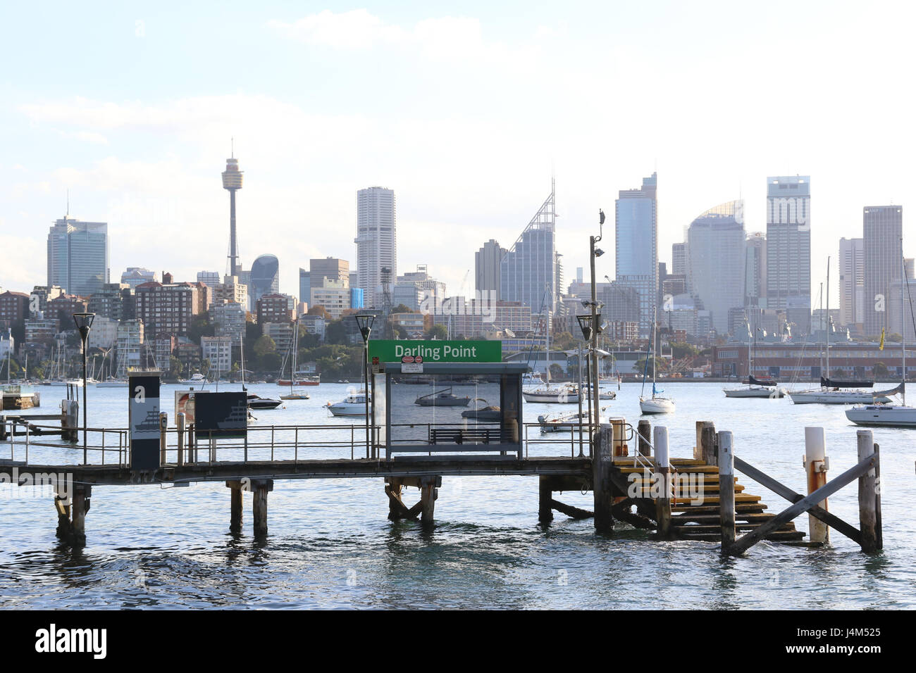 Darling Point ferry wharf in Sydney, Australia Stock Photo Alamy