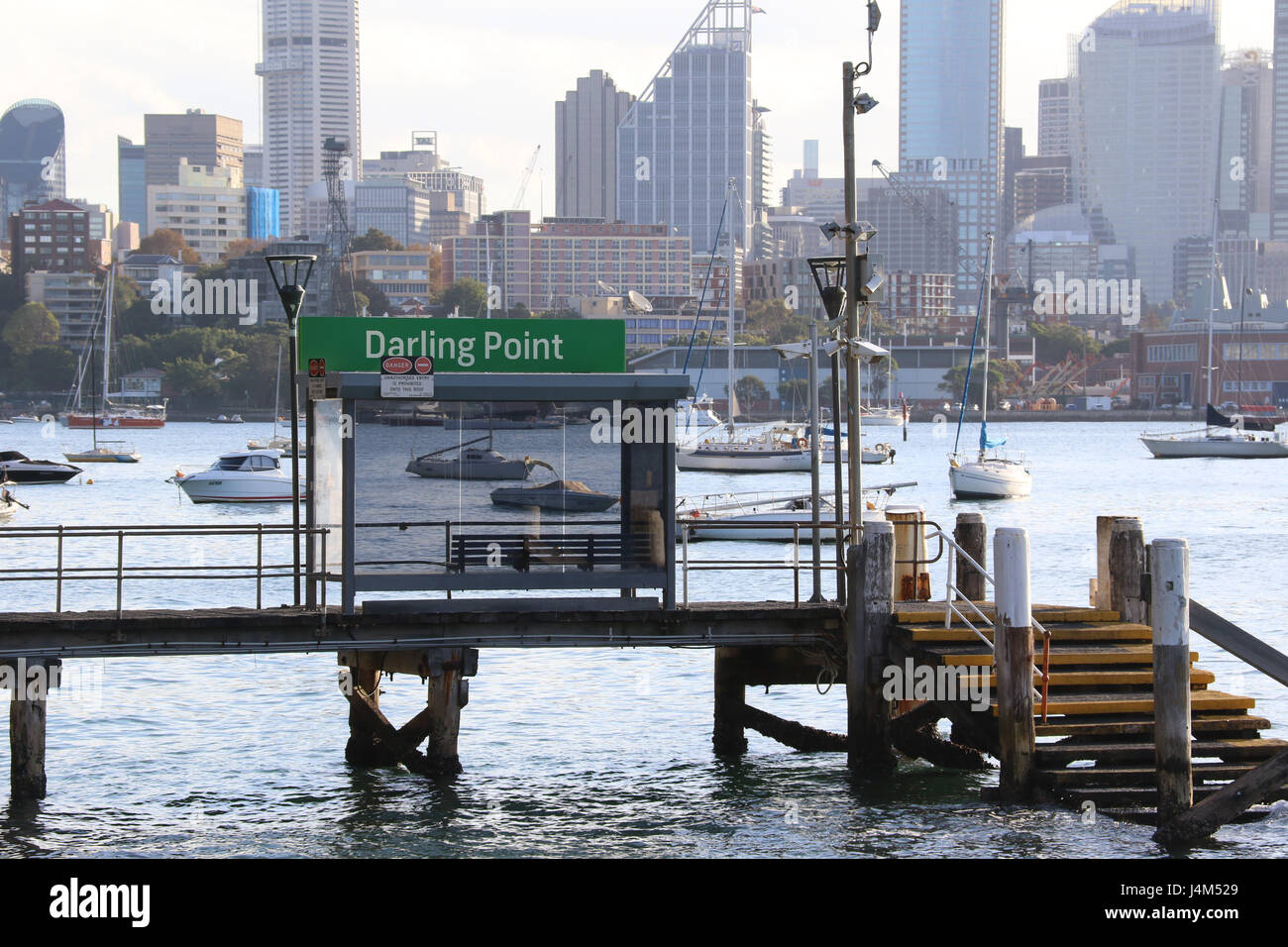 Darling Point ferry wharf in Sydney, Australia Stock Photo Alamy