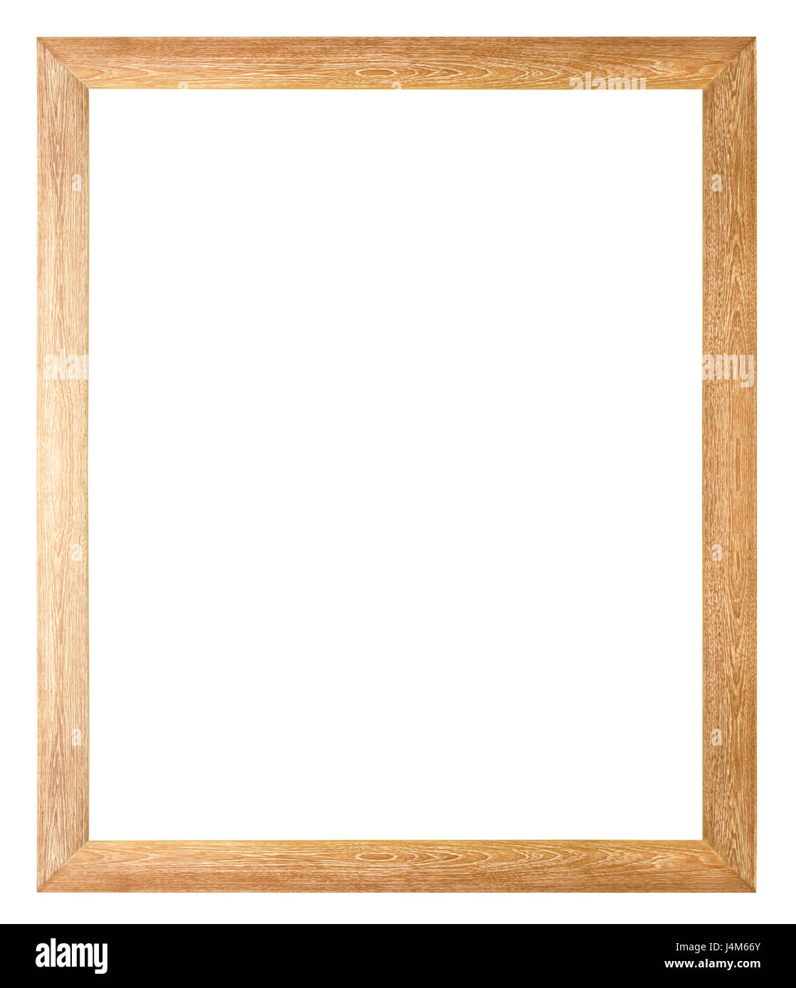 wooden photo frame isolated on white background Stock Photo - Alamy