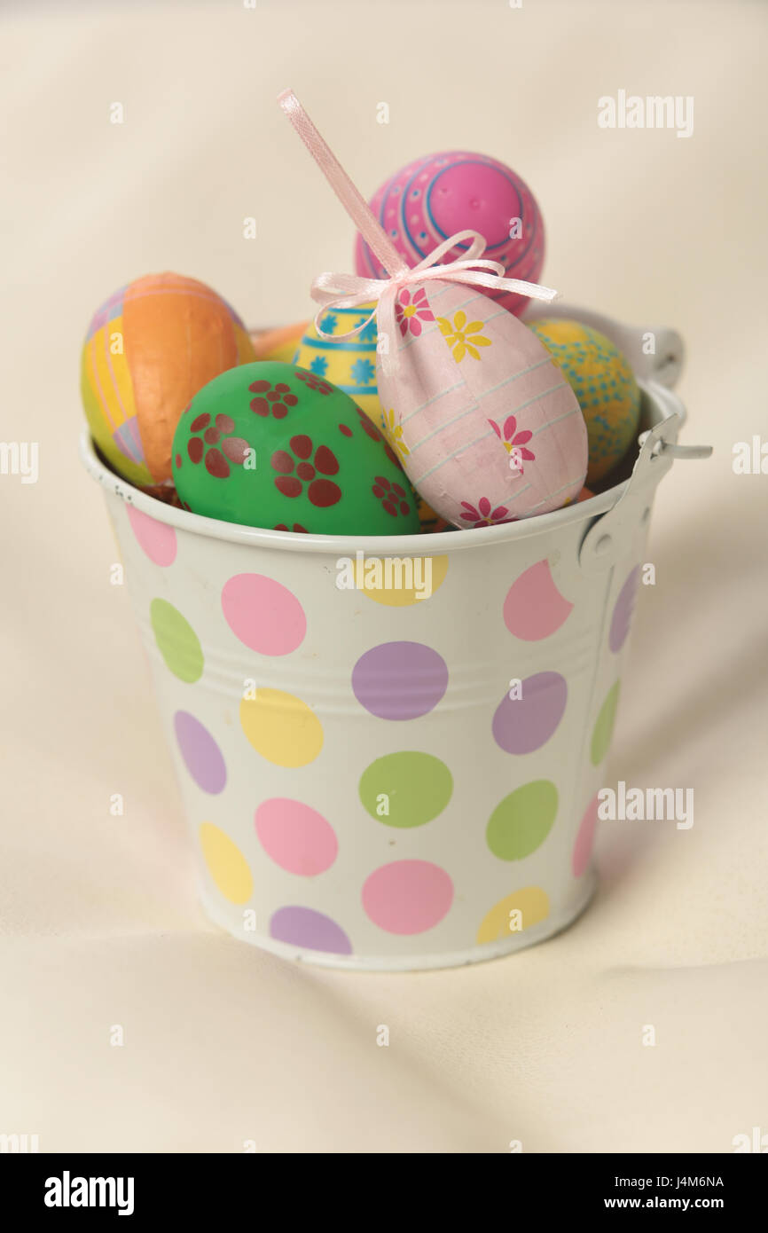 Colorful easter eggs Stock Photo