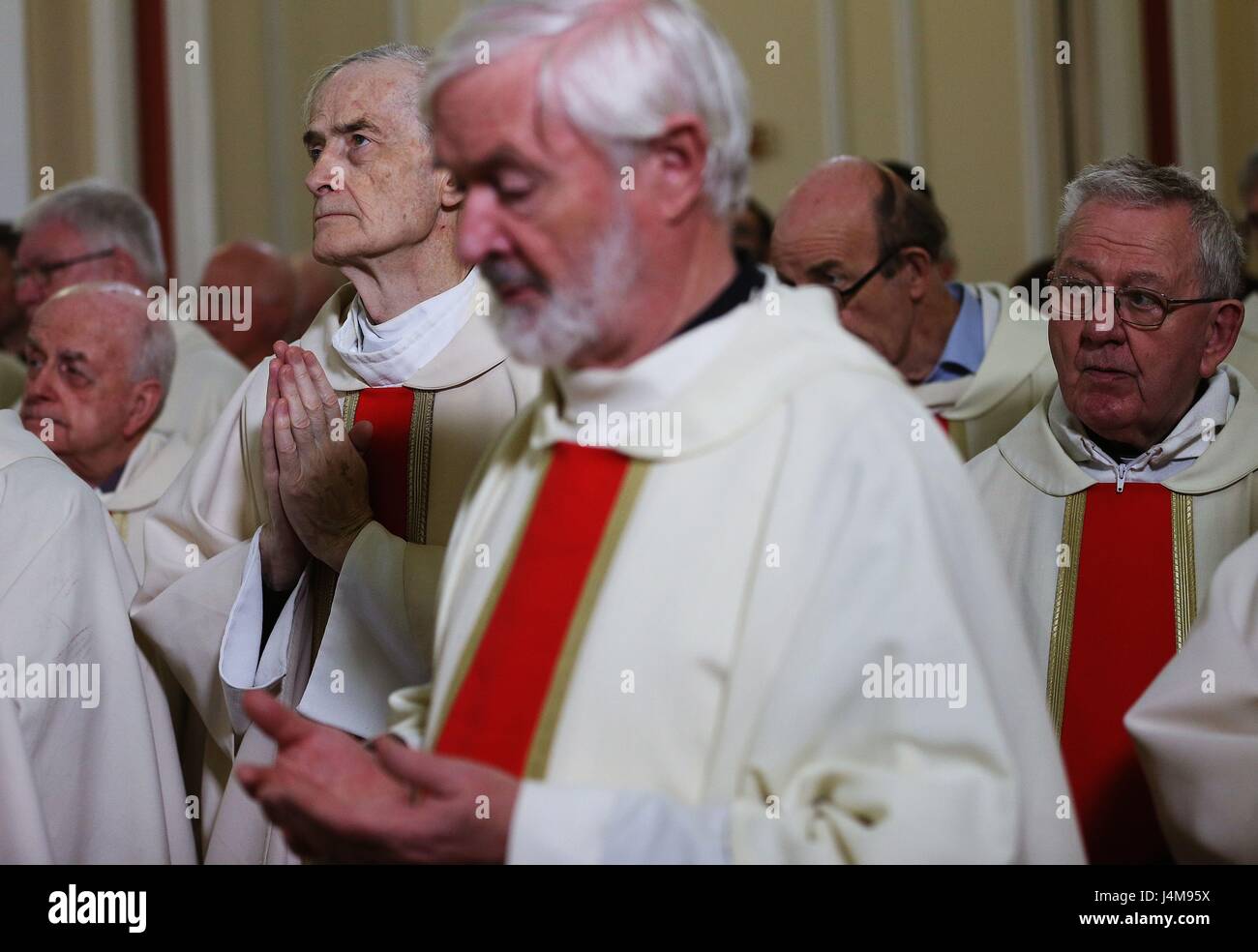 Members of the clergy during the first ever beatification in Ireland ...