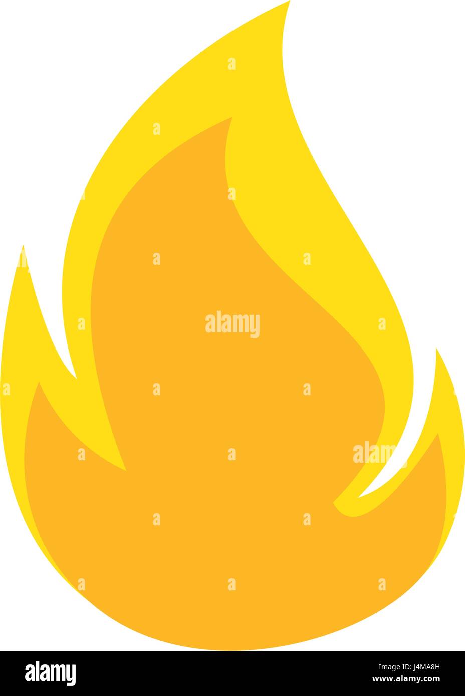 fire flame isolated icon Stock Vector Image & Art - Alamy