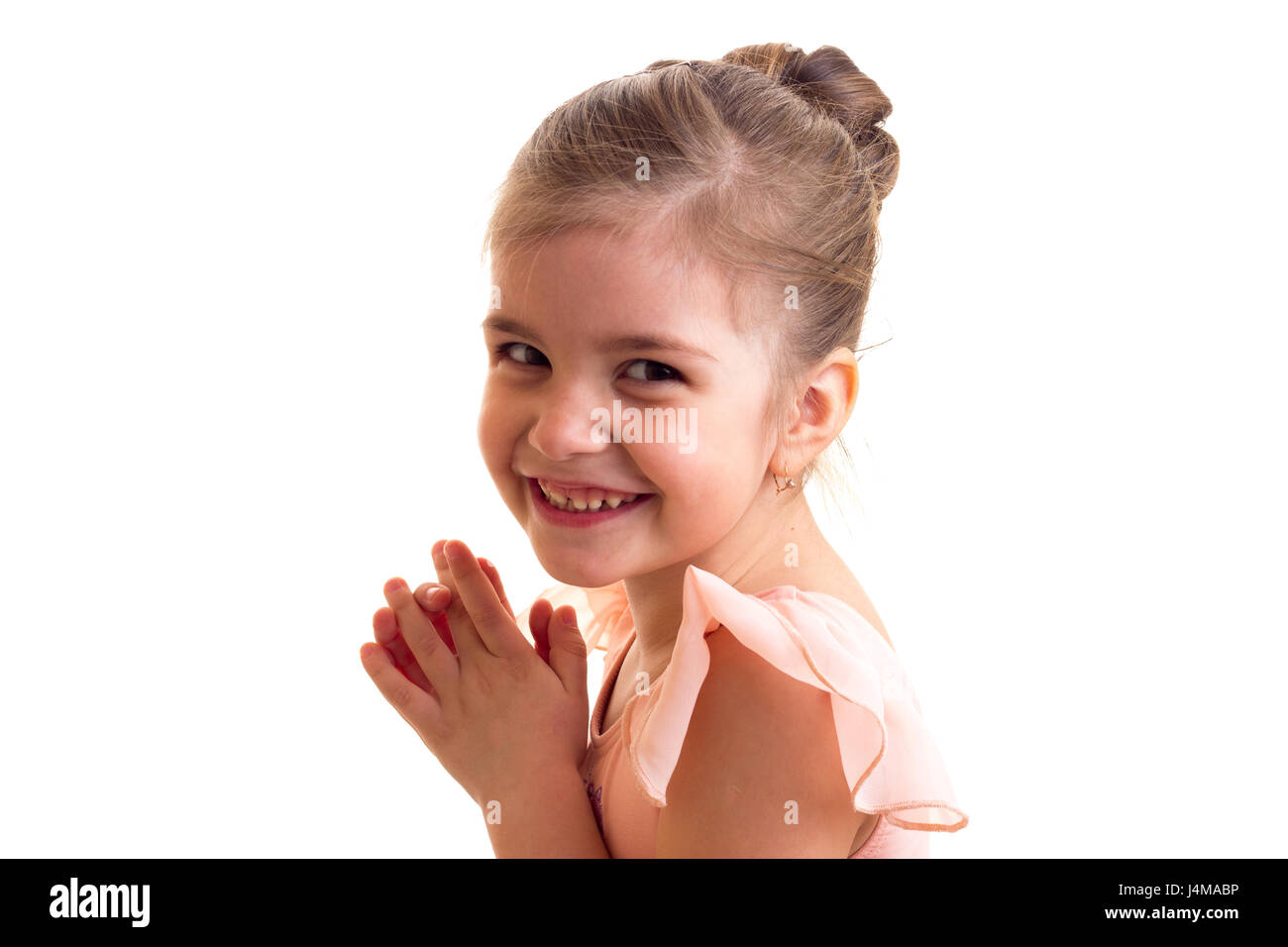 Little girl dancing Stock Photo Alamy