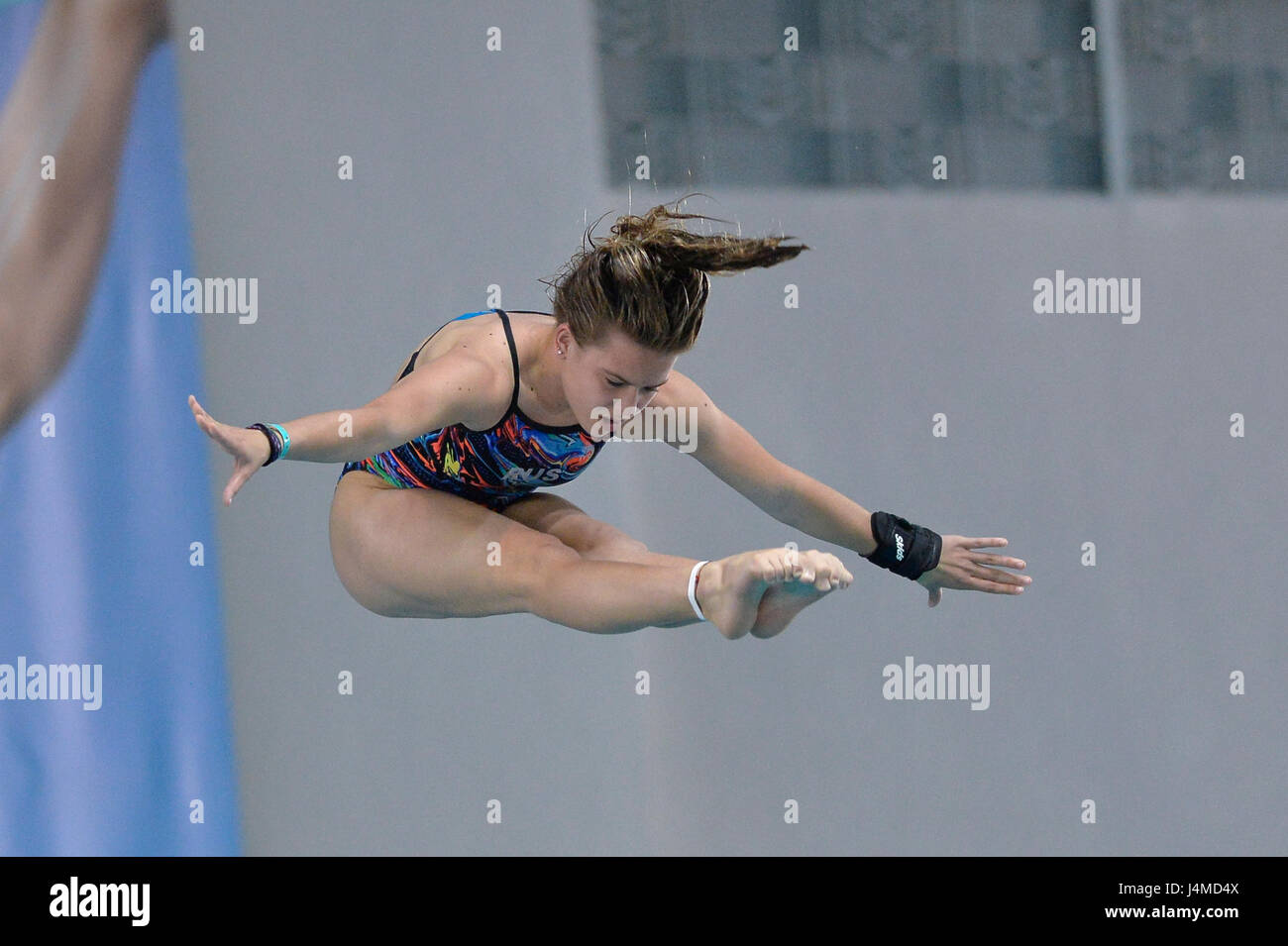 Turin, Italy. 12th May, 2017. Italian diving championships Platform 3