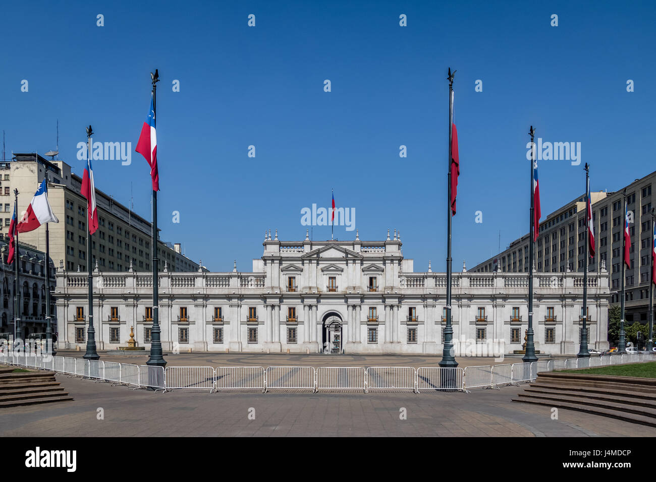 La Moneda Palace - Santiago, Chile Stock Photo