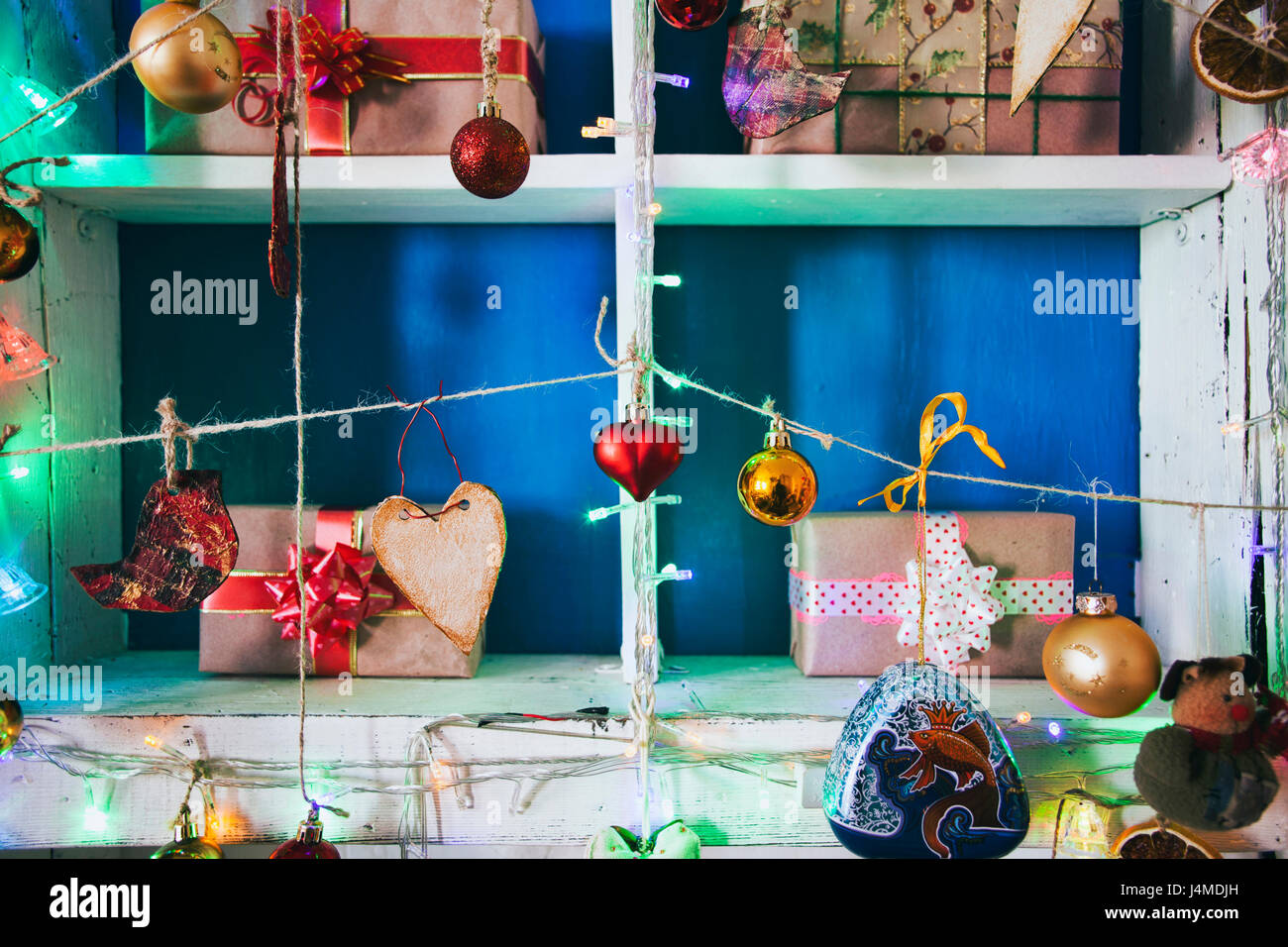 Shelves for 2024 ornaments display