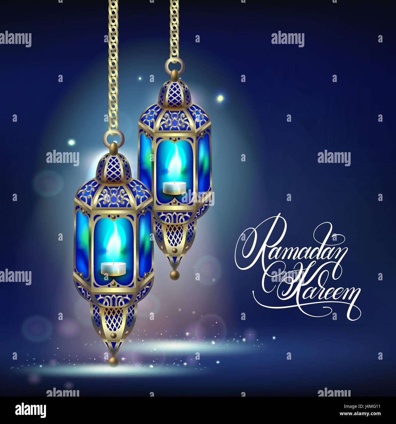 Ramadan Kareem greeting card Stock Vector Image & Art - Alamy