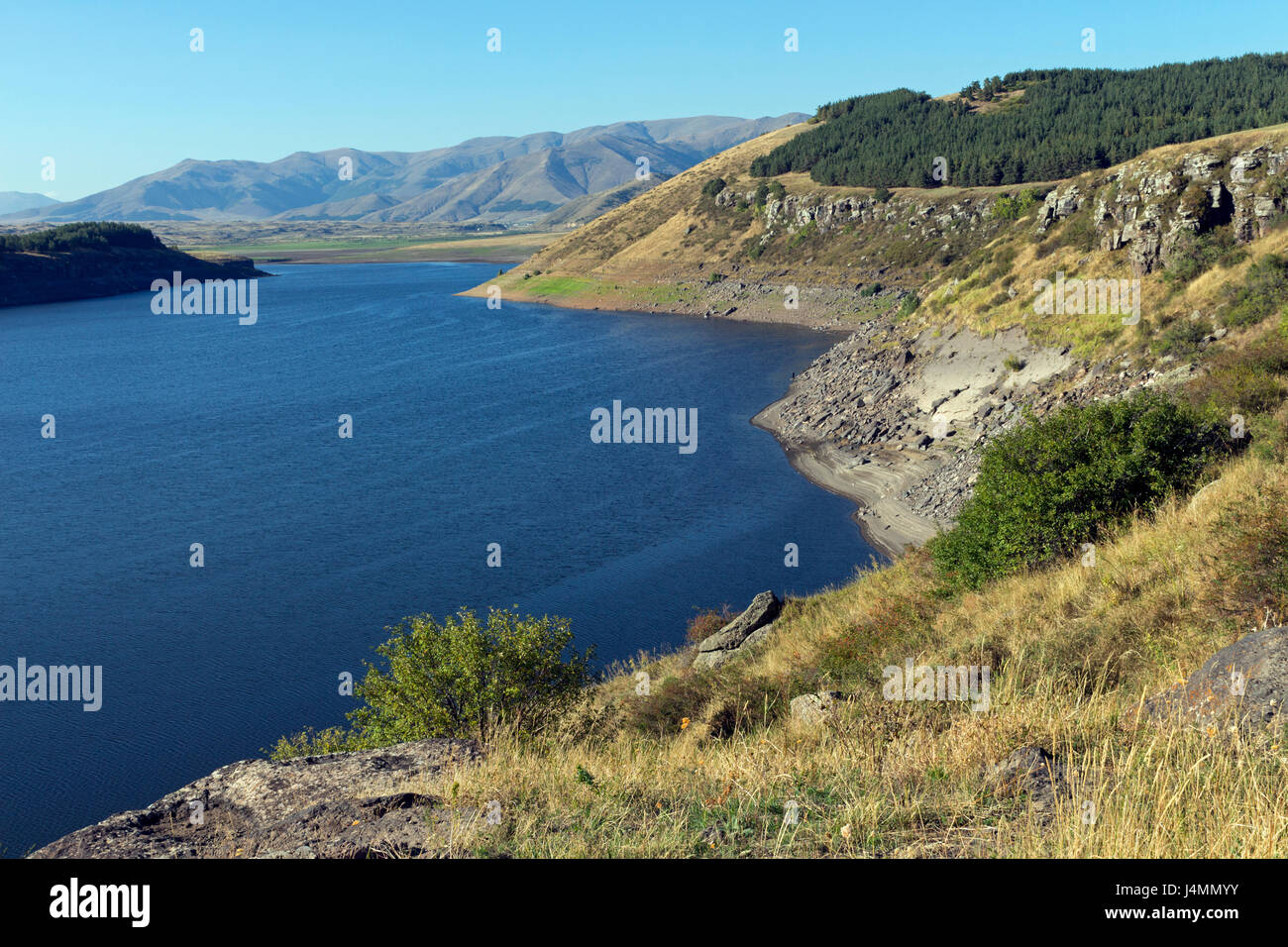 Lake Aparan in Armenia Stock Photo - Alamy