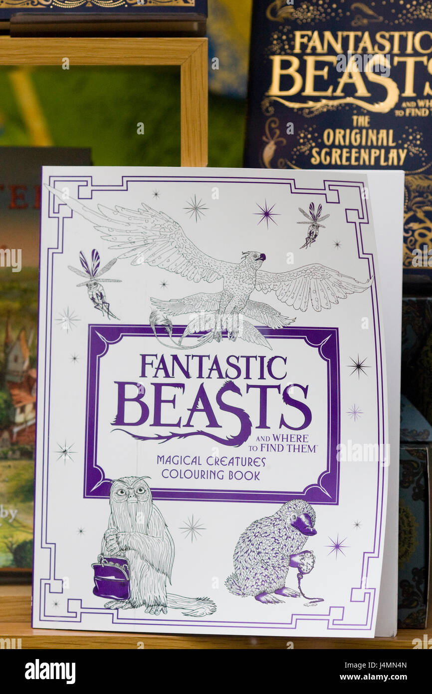 fantastic beasts and where to find - Fantastic Beasts And Where To Find Them Colouring Books J4MN4N