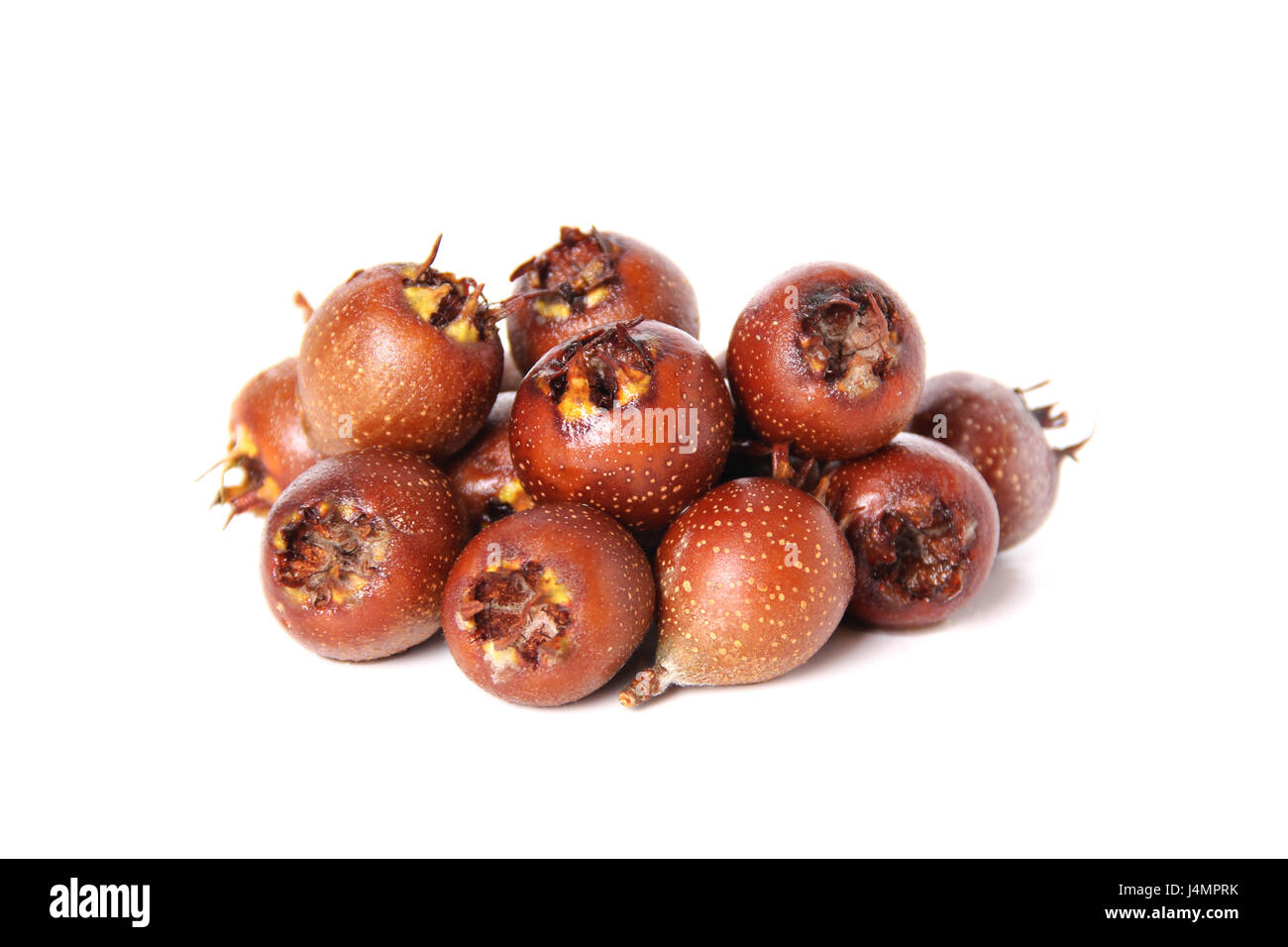 Medlar fruit Stock Photo