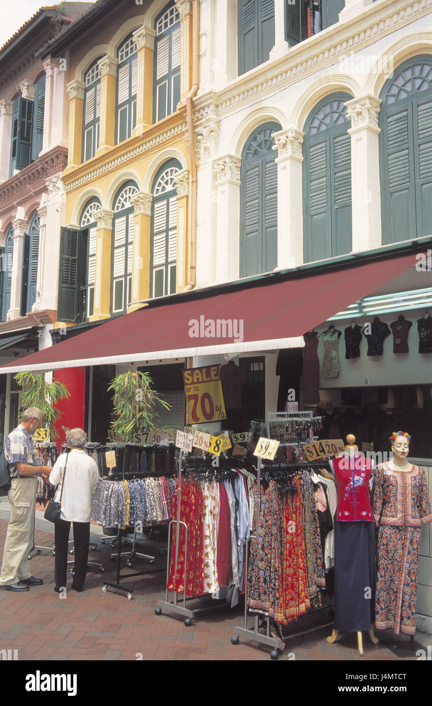 Singapore, Chinatown, clothing business Asia, SouthEast Asia, republic
