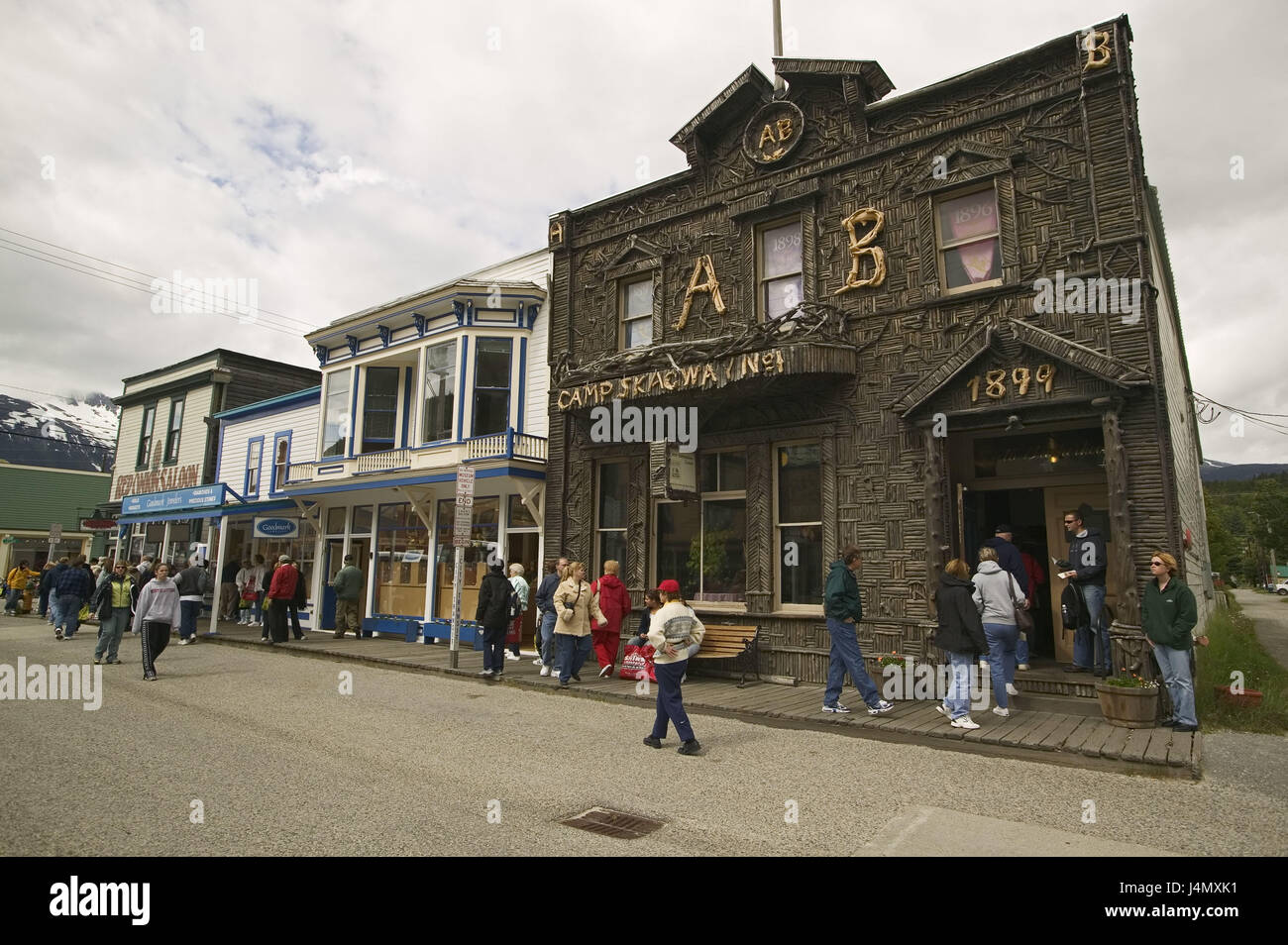 The USA, Alaska, Skagway, city centre, Visitor information centre