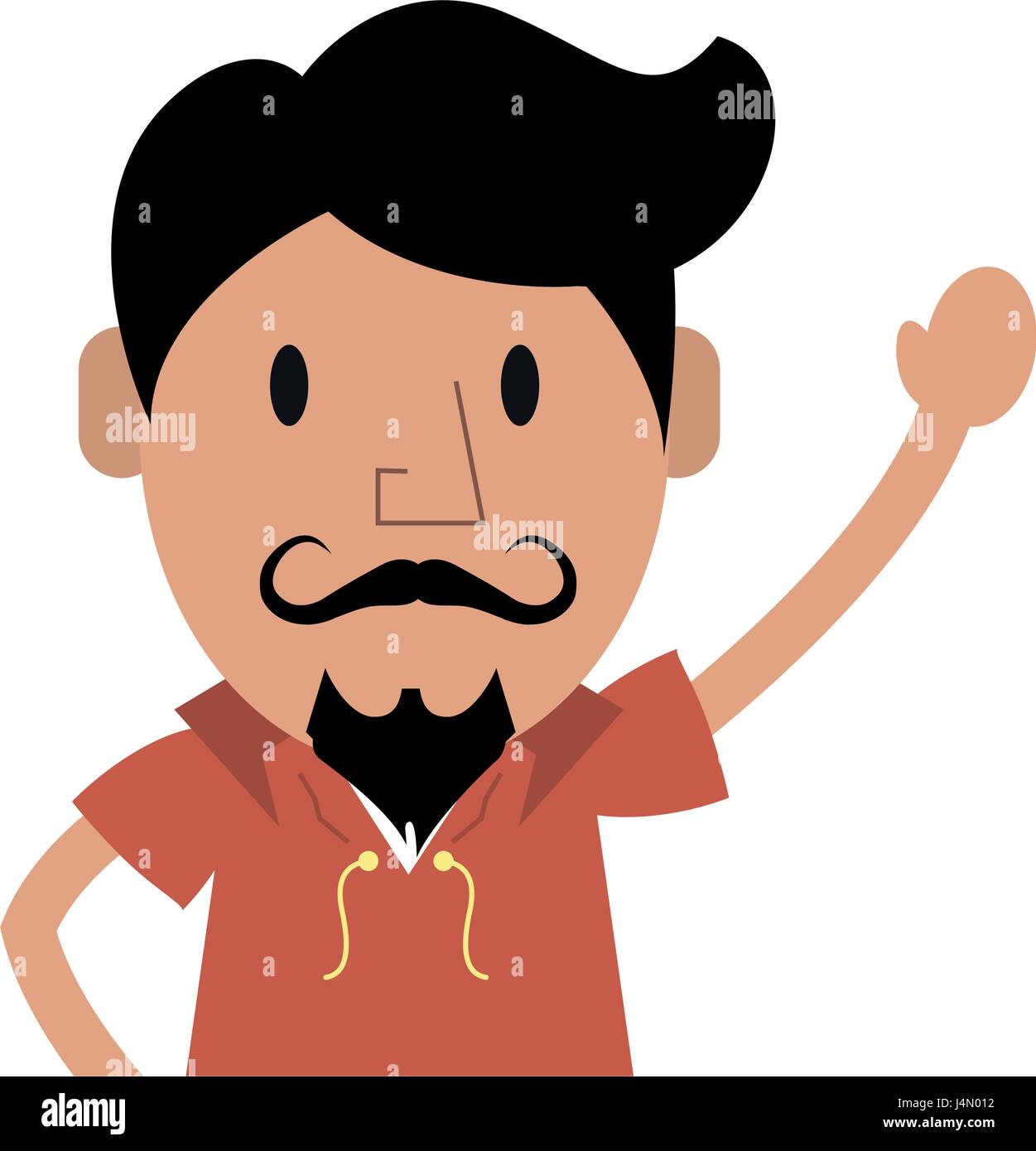 hipster man character icon image Stock Vector Image & Art - Alamy