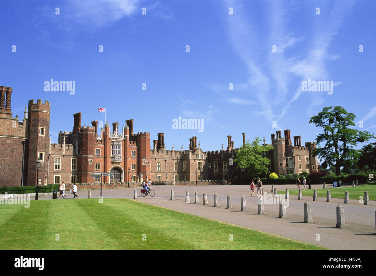Great Britain, England, London, Hampton Court Palace, tourist, no model release, Stock Photo