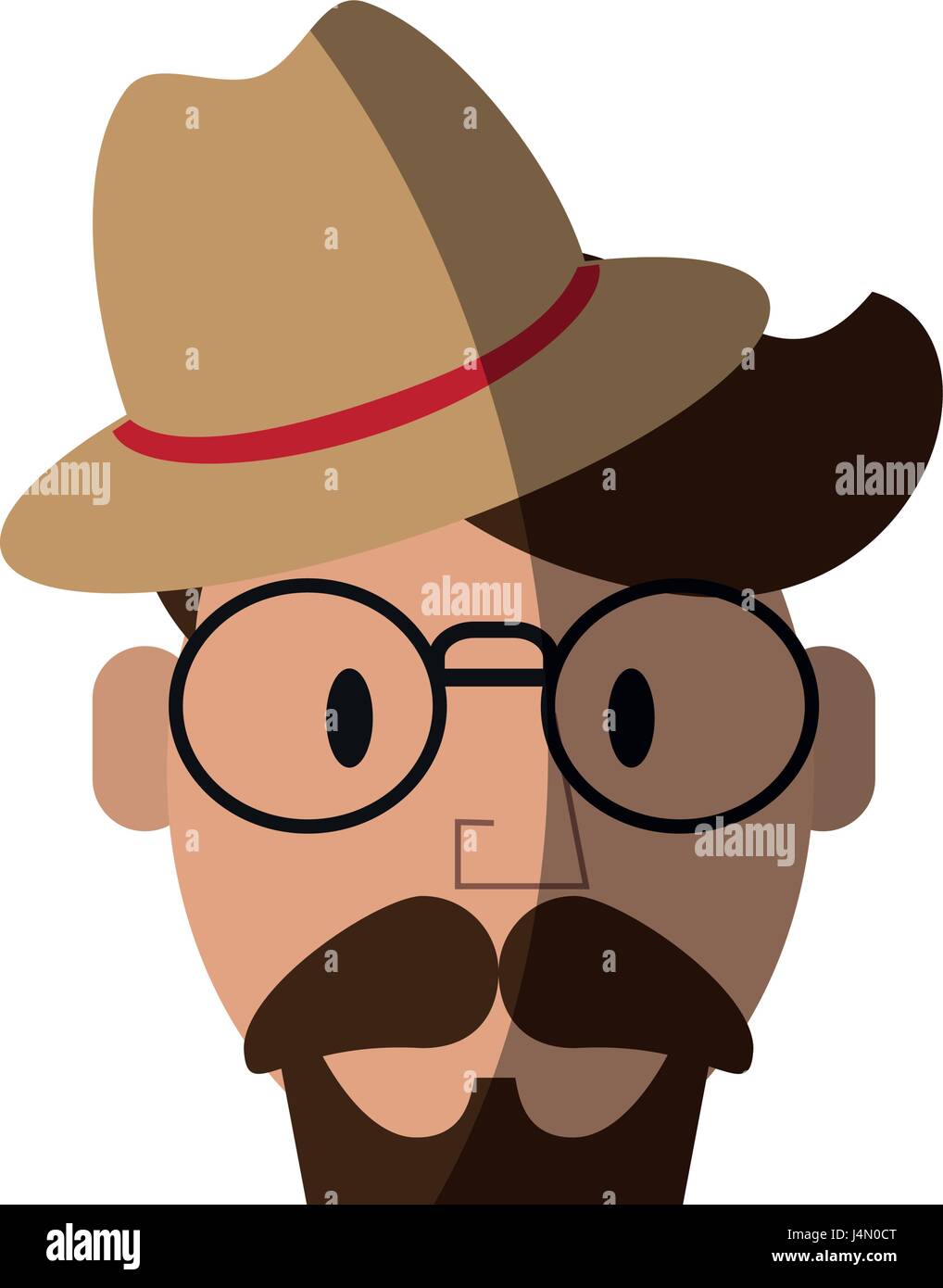 hipster man character icon image Stock Vector Image & Art - Alamy