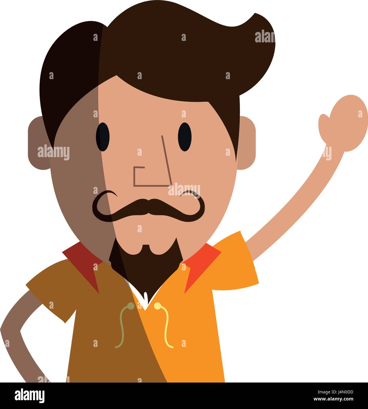 hipster man character icon image Stock Vector Image & Art - Alamy