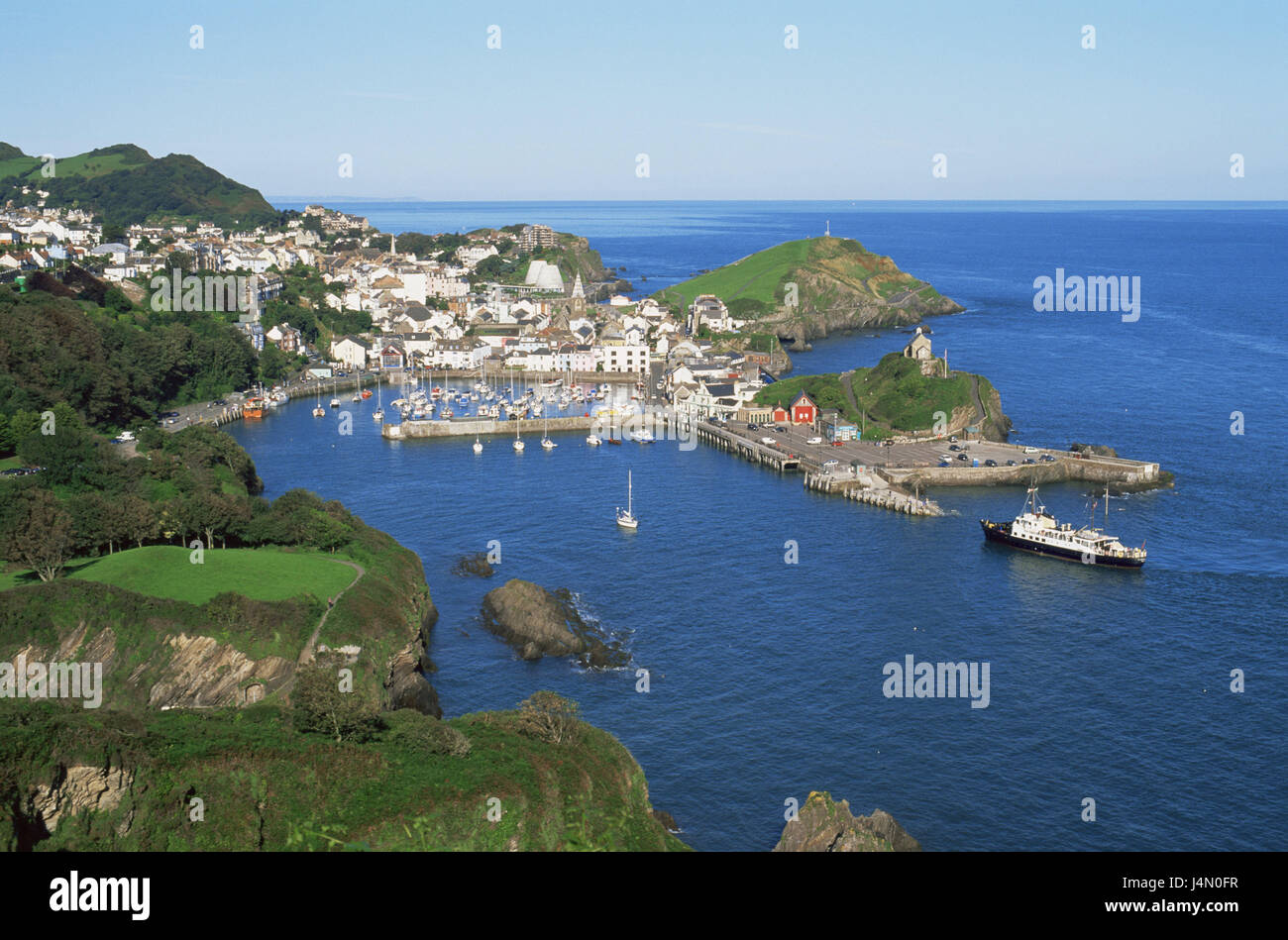 Great Britain, England, Devon, local overview, harbour