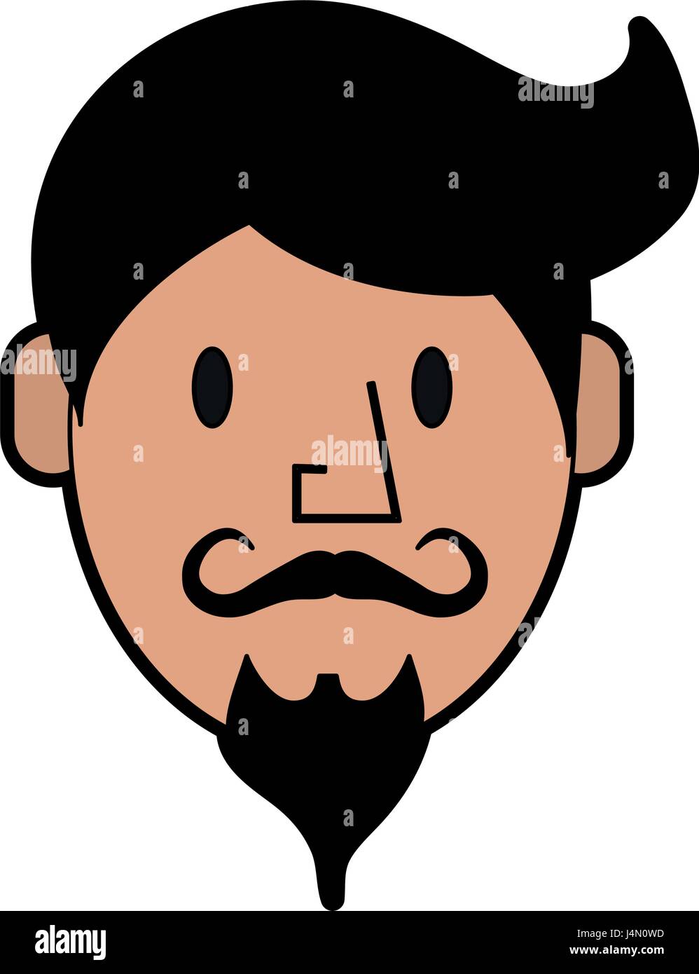 hipster man character icon image Stock Vector Image & Art - Alamy