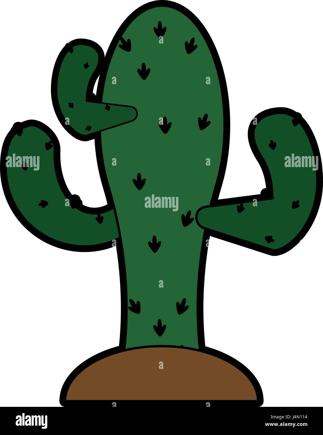 single cactus icon image Stock Vector Image & Art - Alamy