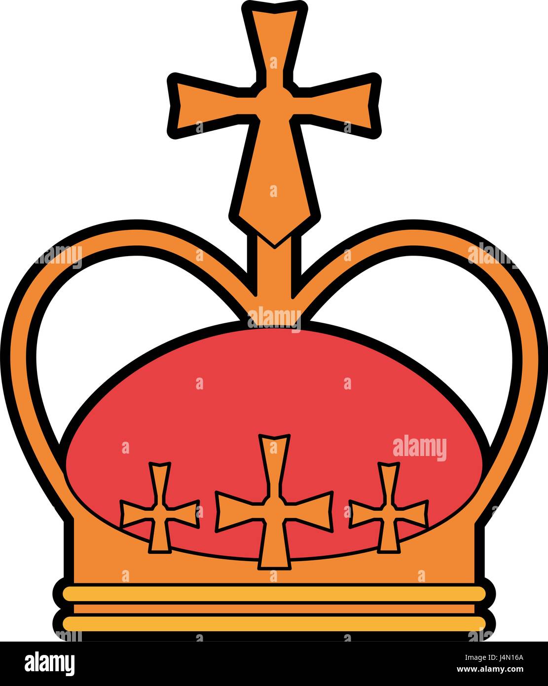 royalty crown icon image Stock Vector Image & Art - Alamy
