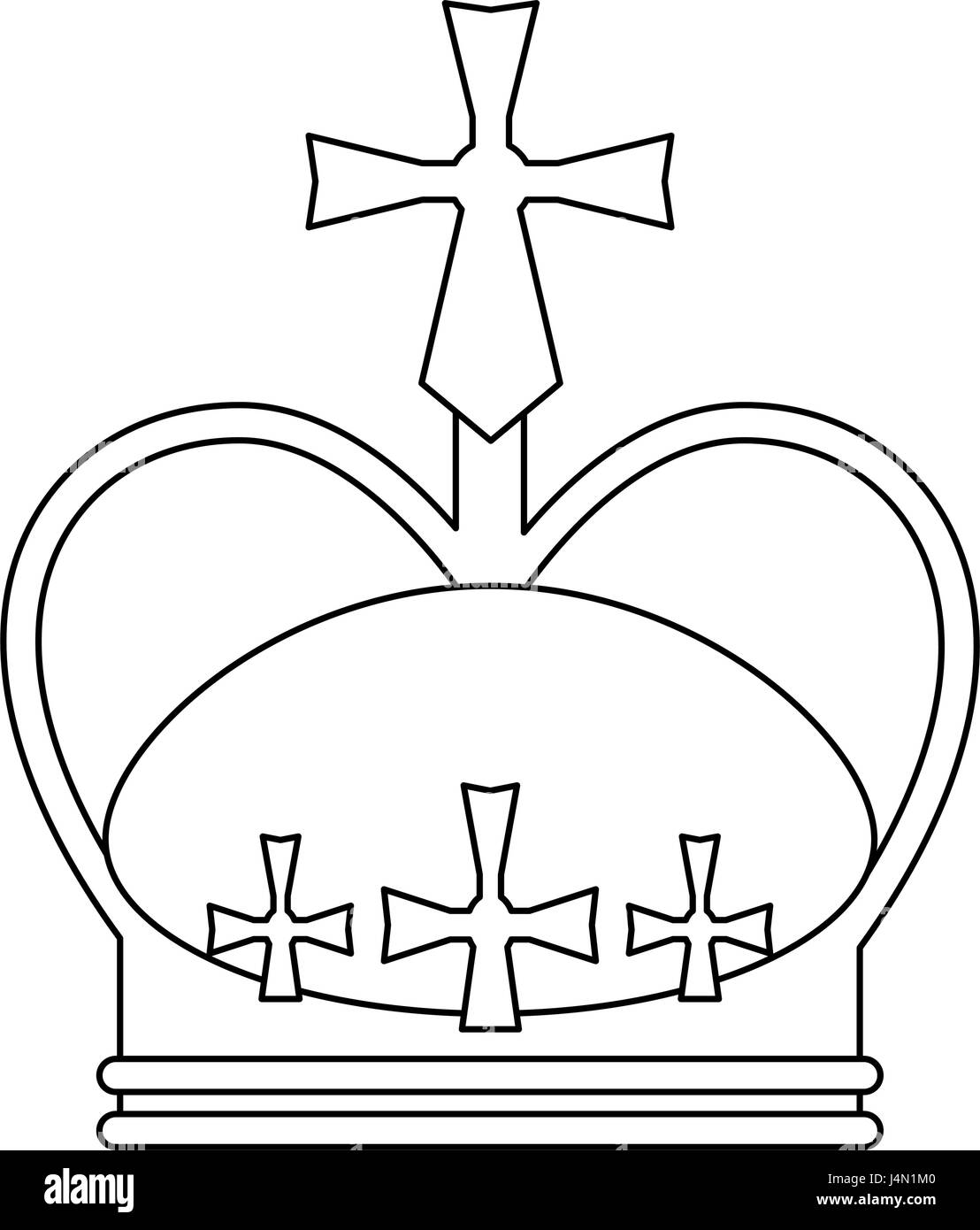 royalty crown icon image Stock Vector Image & Art - Alamy