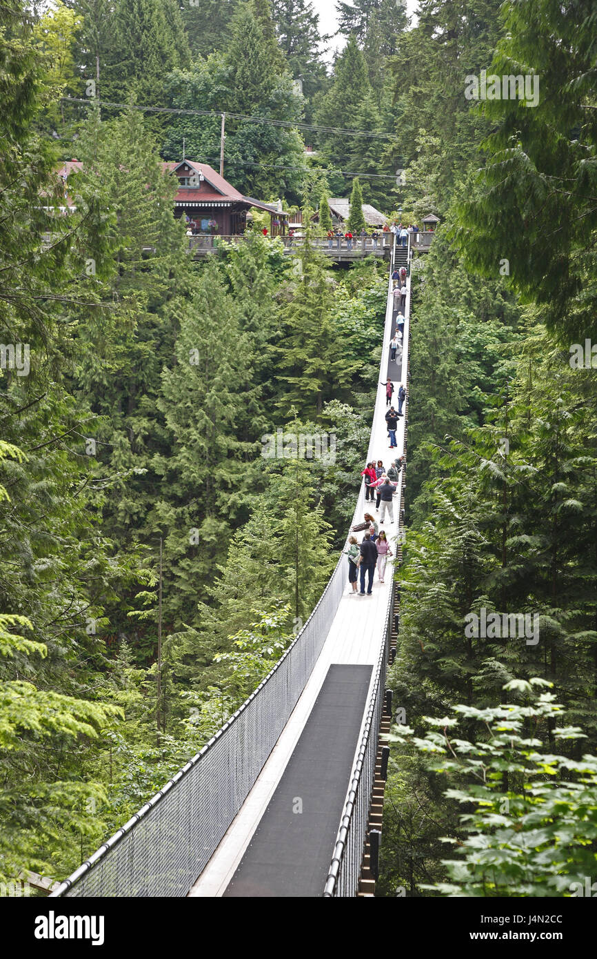 Canada, British Columbia, Vancouver, Capilano suspension Bridge