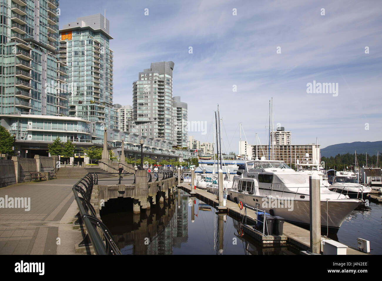 Canada, British Columbia, Vancouver, Coal Harbour Stock Photo Alamy