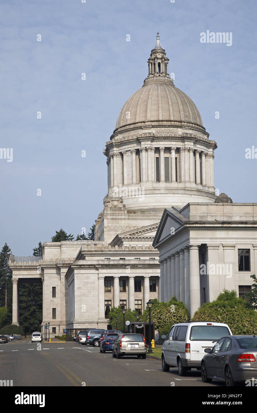 The USA, Washington, Olympia, parliament building, State Capitol Stock ...