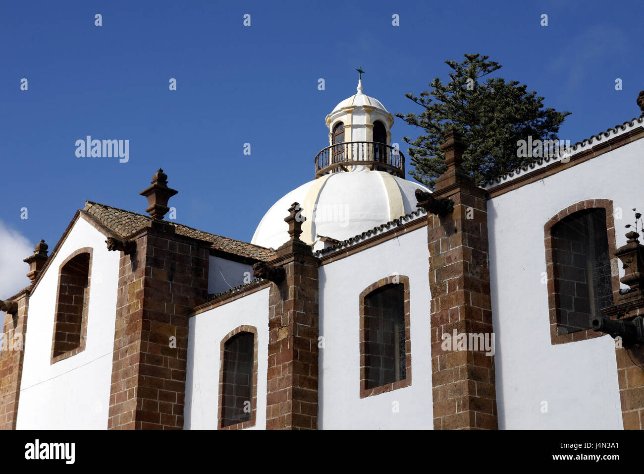 Spain, grain Canaria, Teror, church, detail, Stock Photo