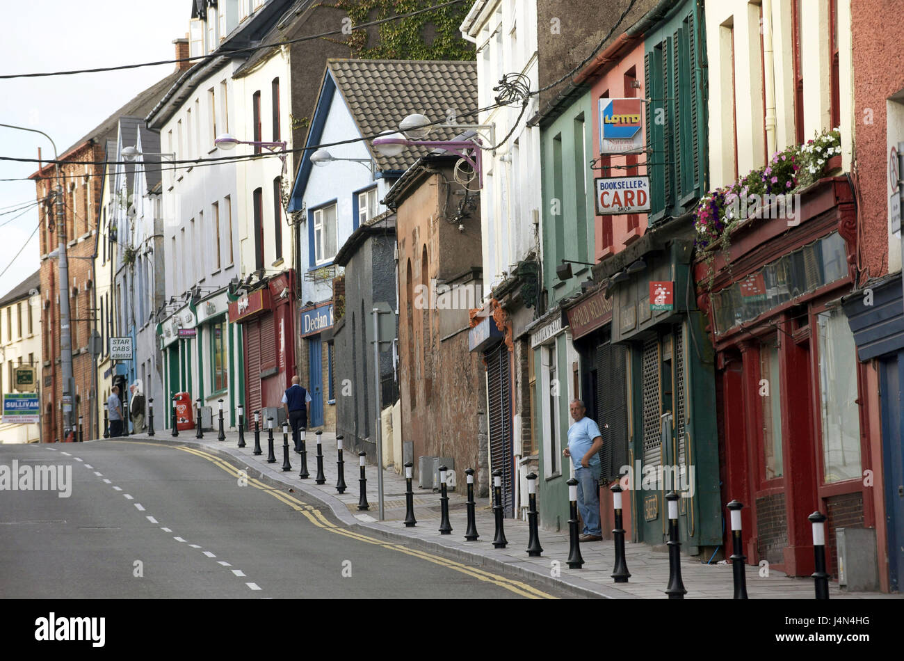 Ireland, Munster, Cork county, Cork, Shandon Street, houses Stock Photo