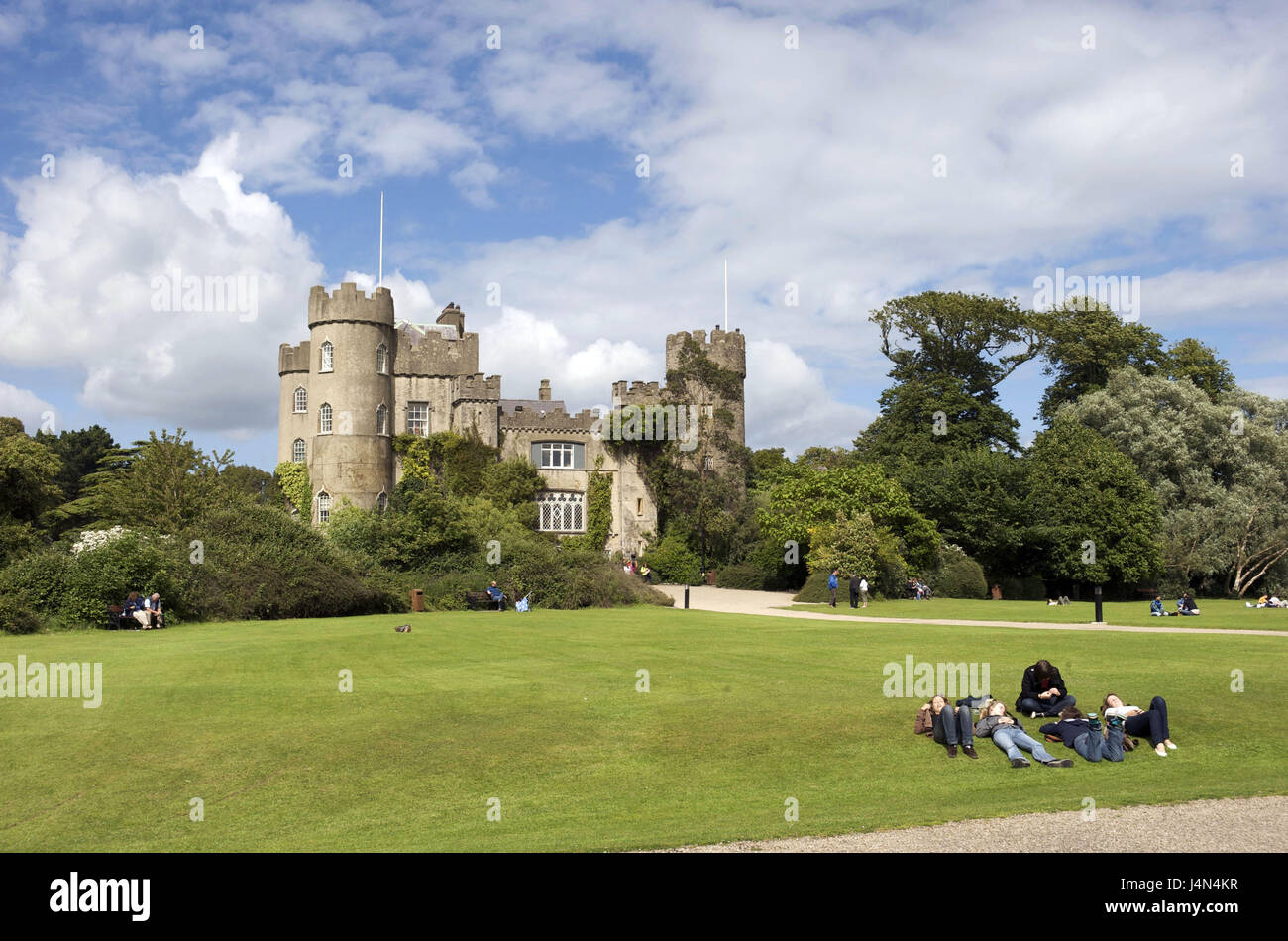 Ireland, Leinster, county Fingal, castle Malahide, Stock Photo