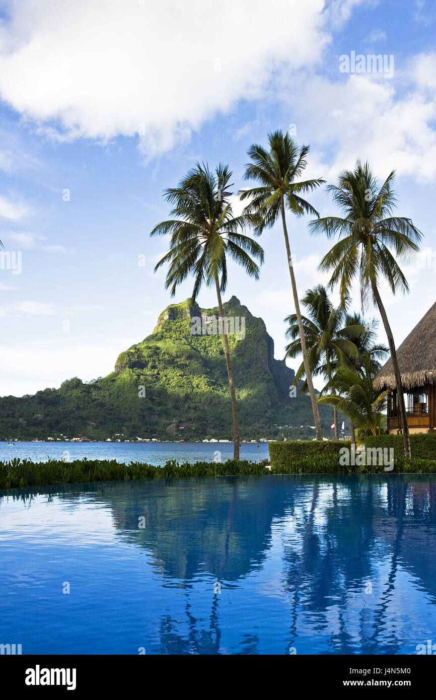 French Polynesia, Bora Bora, Bora Bora Lagoon Resort, Stock Photo