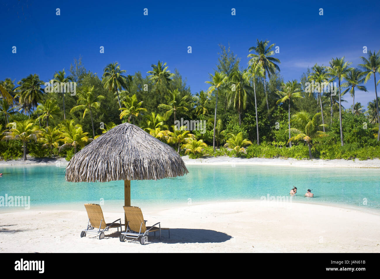 French Polynesia, Bora Bora, Intercontinental Resort, beach, Stock Photo