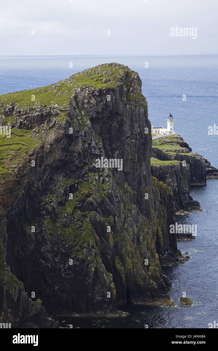 Great Britain, Scotland, Isle of Skye, Neist Point lighthouse, Stock Photo
