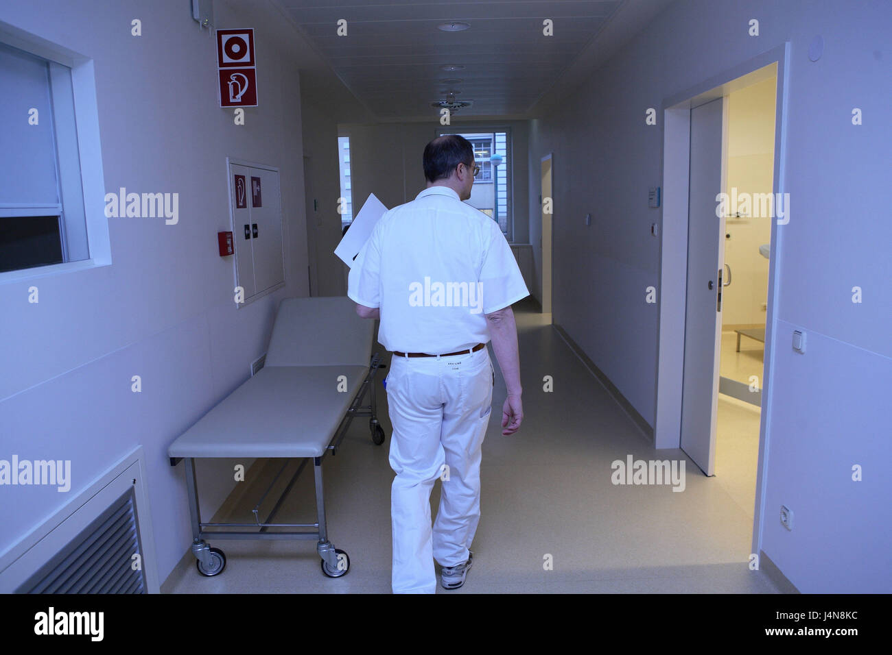Doctor on away for an operation, Stock Photo