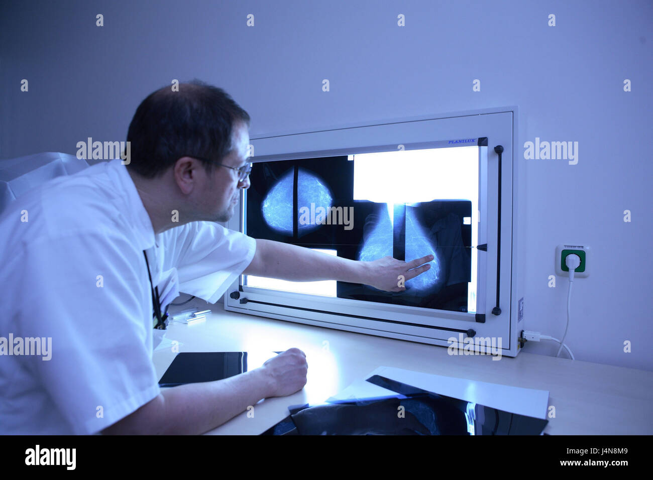 Doctor, X-ray pictures, Stock Photo