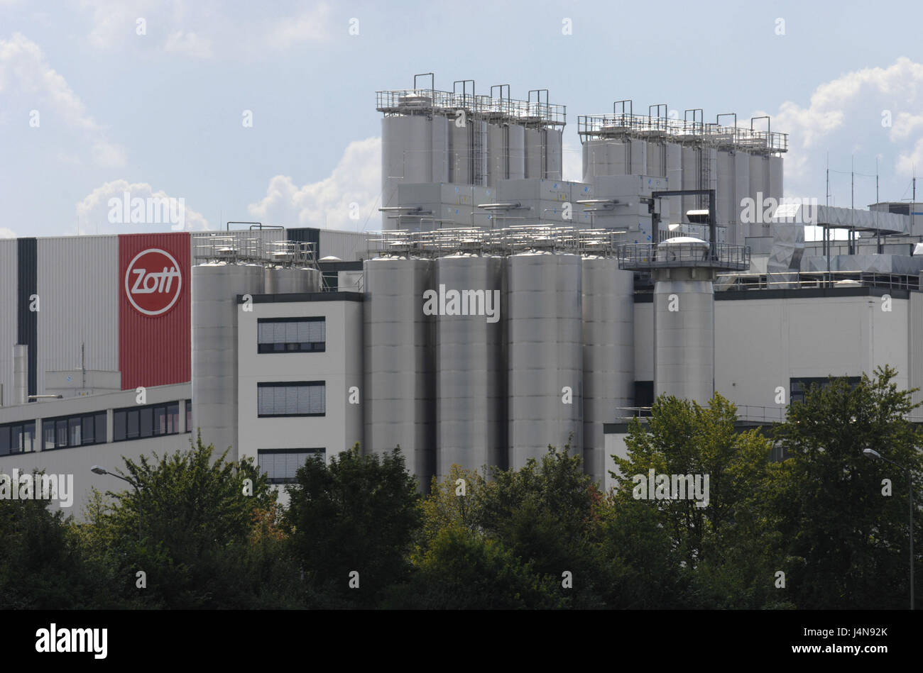 Germany, Bavaria, Mertingen, dairy Zott Stock Photo 140609691 Alamy