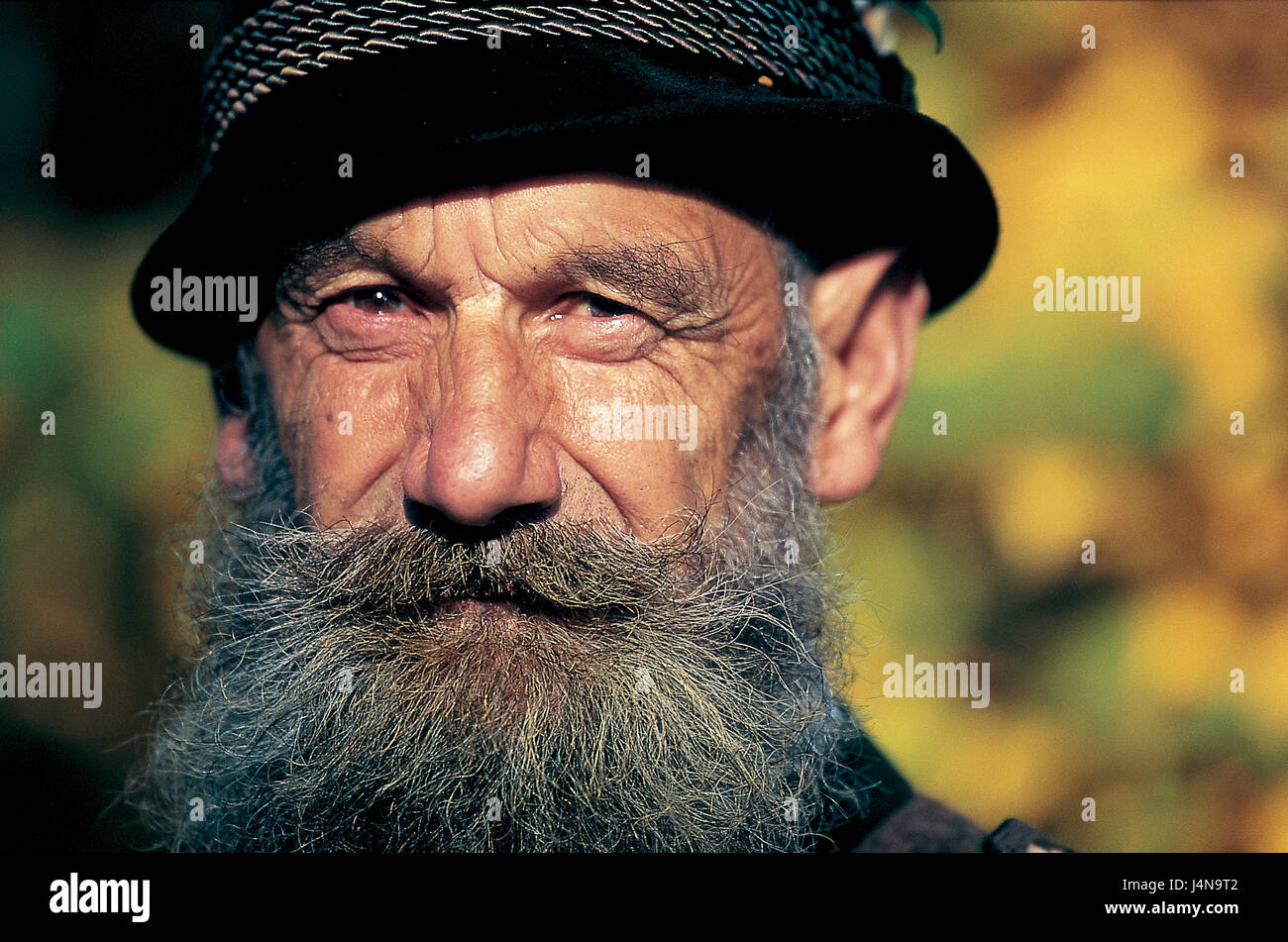 Germany, Bavaria, local, man, portrait, medium close-up Stock Photo