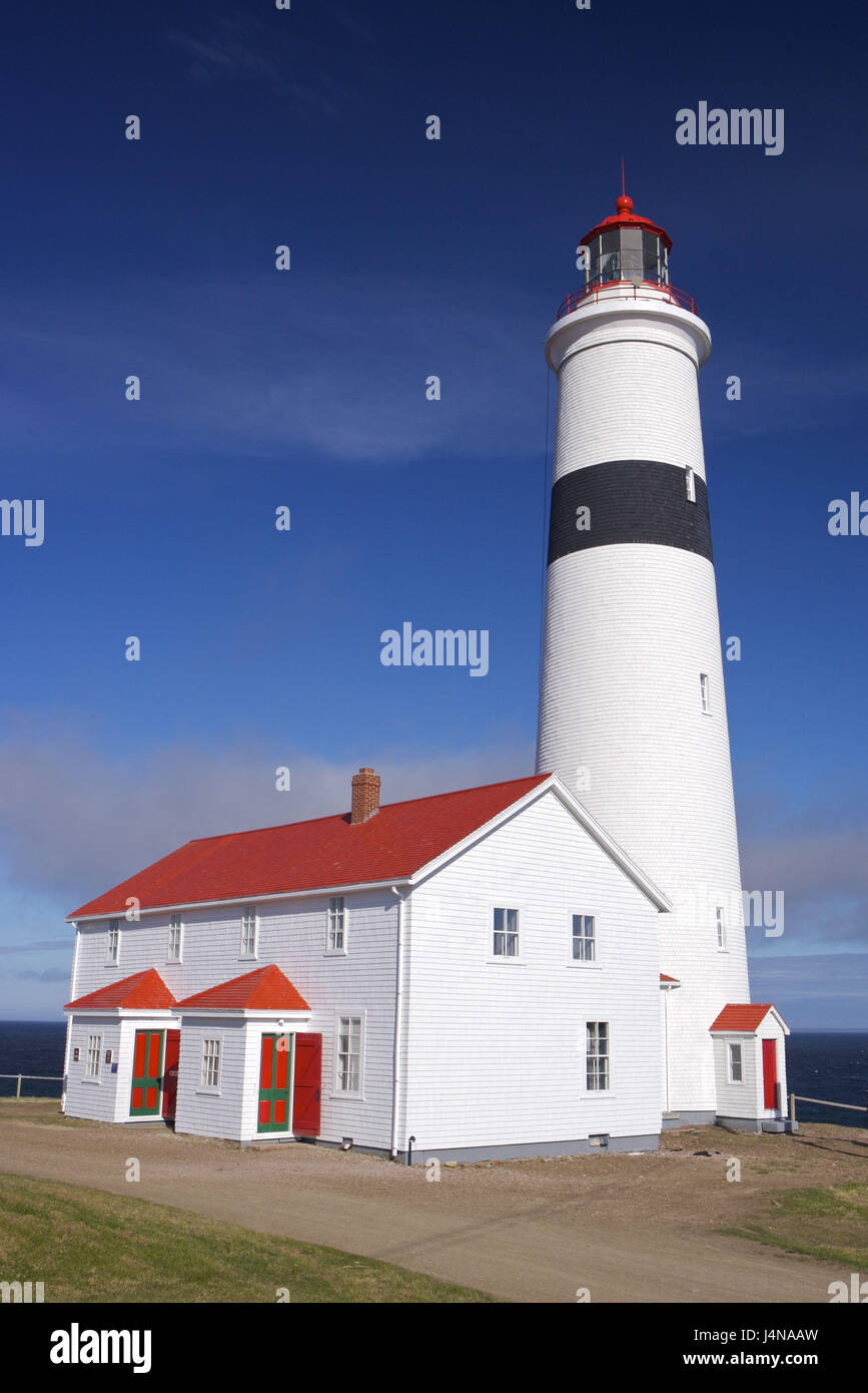 Canada, Labrador, Point Amour Lighthouse, Stock Photo