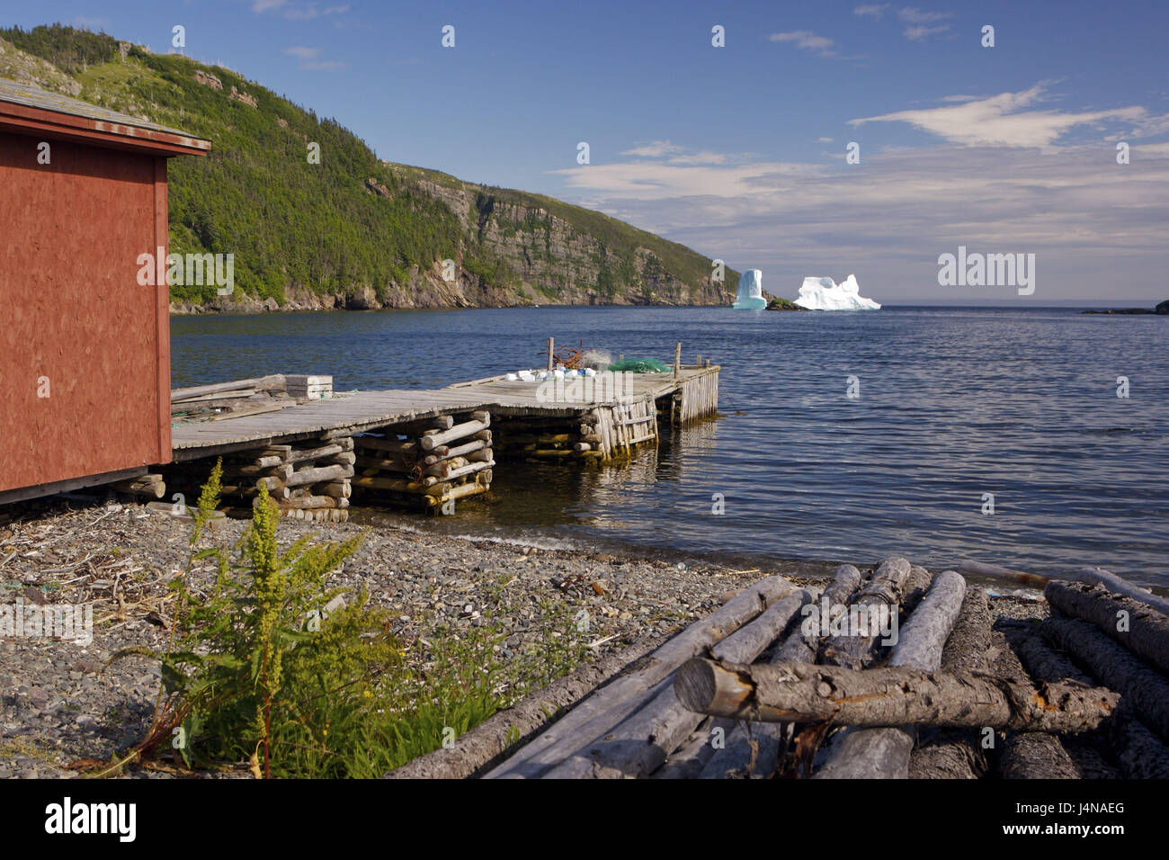 Trinity bay newfoundland canada iceberg hires stock photography and