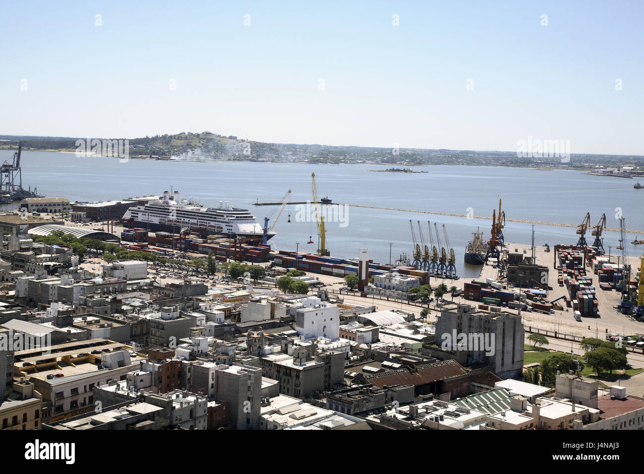 South America, Uruguay, Montevideo, harbour, Stock Photo