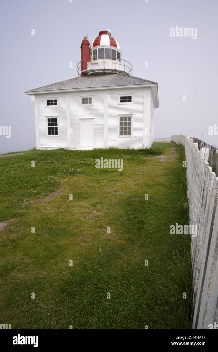 Canada, Newfoundland, Avalon Peninsula, cape Spear, lighthouse, Stock Photo