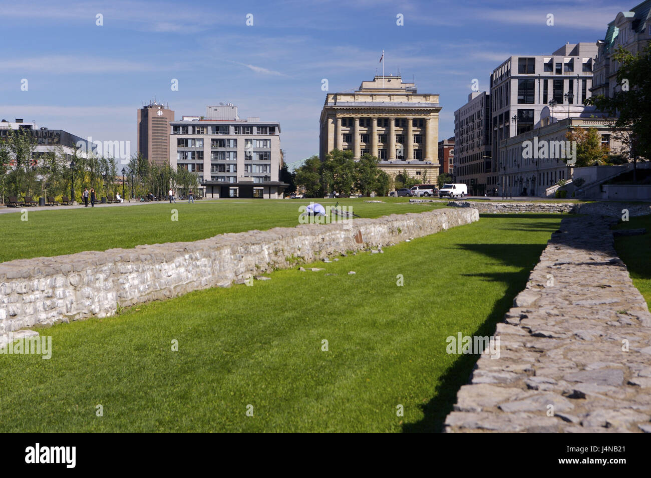 Champ de Mars, Old Town, Montreal, Canada, Stock Photo